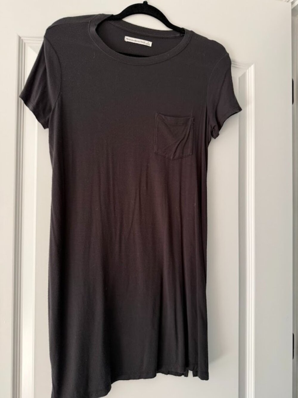 Abercrombie & Fitch Black T-Shirt Dress | Size S